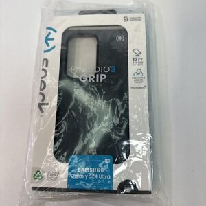 Speck Presidio2 Grip Case for Samsung Galaxy S24 Ultra - Charcoal Gray